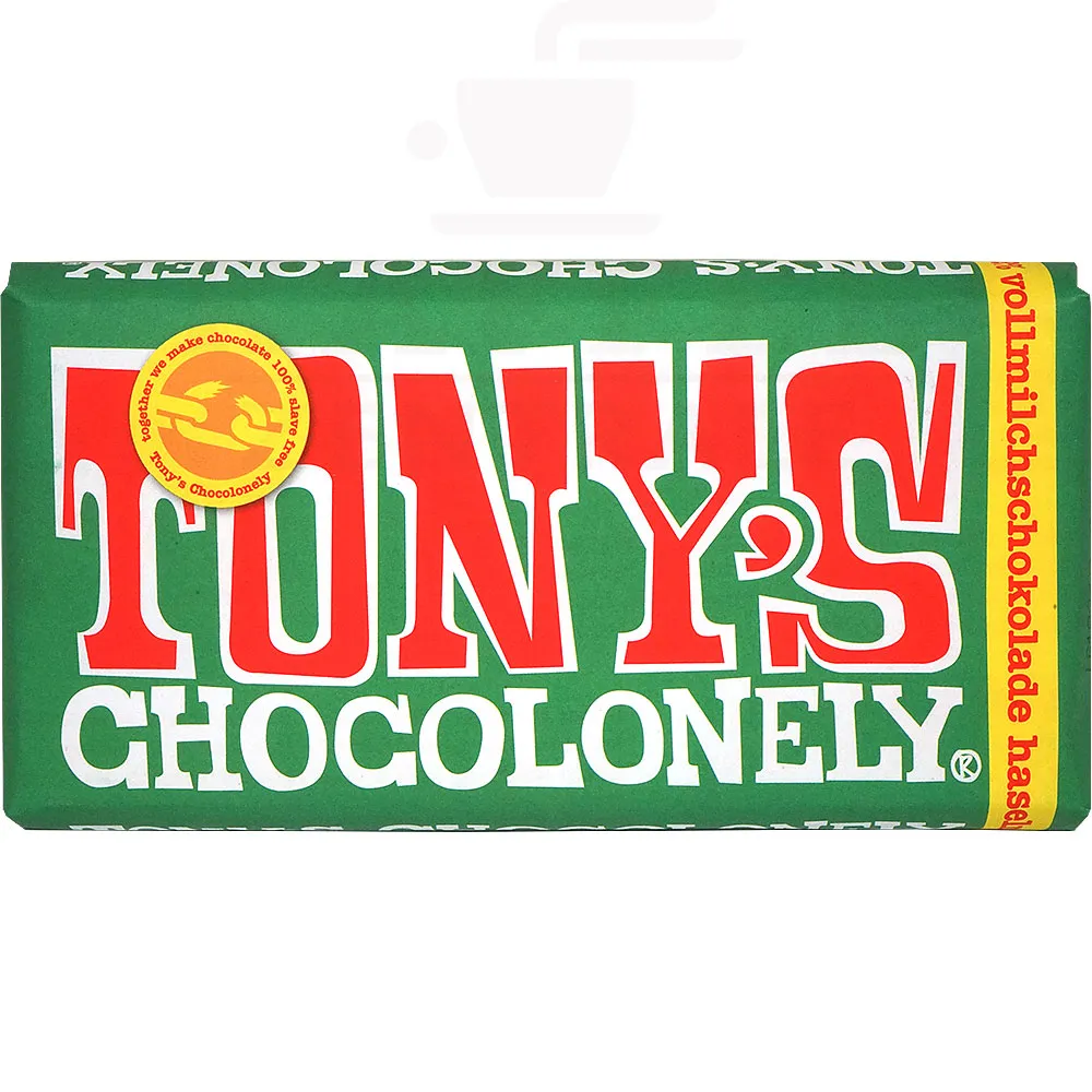 Tony's Haselnuss Vollmilchschokolade 32 %, 180 g